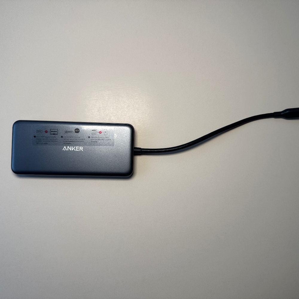 Anker 555 USB-C Hub (8-in-1), with 100W Power Delivery, 4K 60Hz HDMI Port, 10Gbp